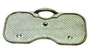 Anodized Ali Engine Transom Pad 200x95mm sm-704200 (click for enlarged image)